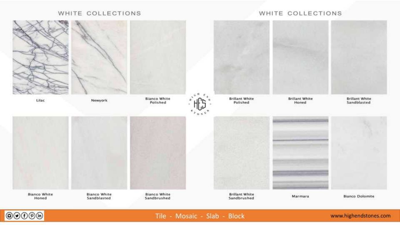 Marble-look and stone-look porcelain slab overview
