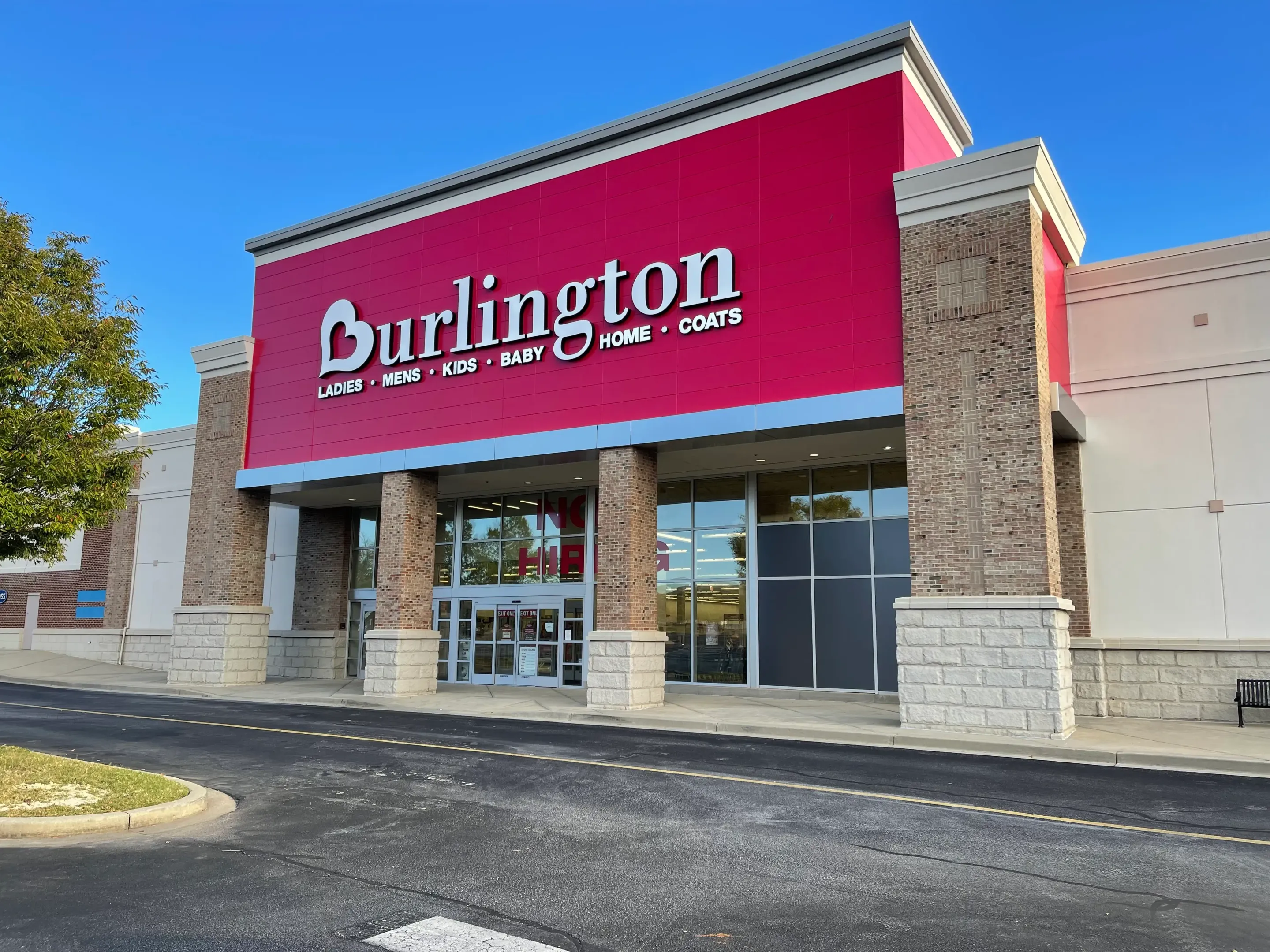 Burlington retail store location representing MJ Stone and Tile retail flooring experience