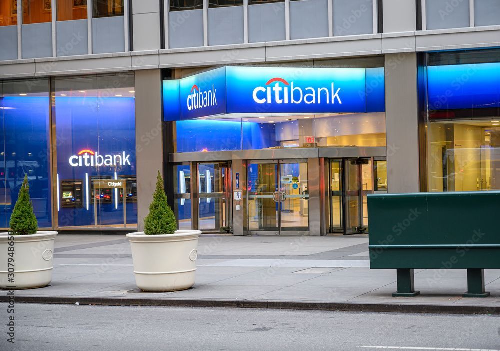 Citibank branch location representing MJ Stone and Tile bank project experience
